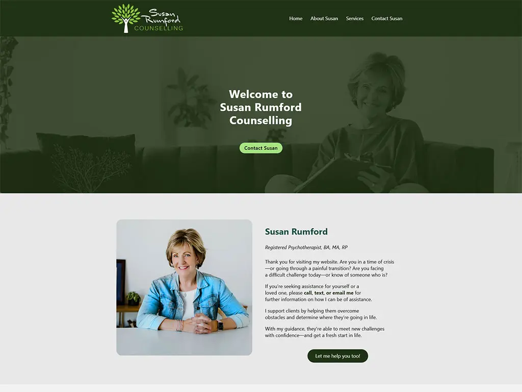 Susan Rumford Counselling Homepage